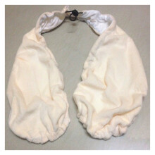 (White, L) Bra Summer Towel Halter Cotton Chest Wrap Soft Sport Clothing Gifts Fashion