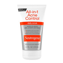 Neutrogena All-In-1 Acne Control Tgliches Gesichtspeeling zum Peeling und zur Behandlung von Akne, Salicylsure-Aknebehandlung, 4,2 fl. Unze. oz