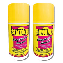 Simoniz Mastiching Gum Remover Spray 7 Oz - 2 pacchetto - Target residui testardi e adesivi su mobili per moquette e altro ancora! Versatile per le c
