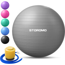 STOROMO Cvicebn mc Jgov mc (s nvodem na cvicen) Extra siln protiskluzov mc na cvicen s hmotnost 2500 lb pro tehotensk porod a stabilitu