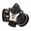 MSA 808071 Comfo Classic Halvmask - Storlek: Medium, Vadderad Stil: SoftFeel Silikon, Återanvändbar Gasmask 1