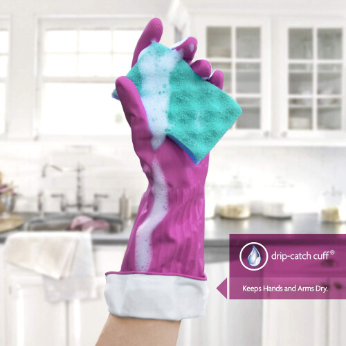 Playtex Living Reusable Rubber Cleaning Gloves Large (Pack - 3) 2