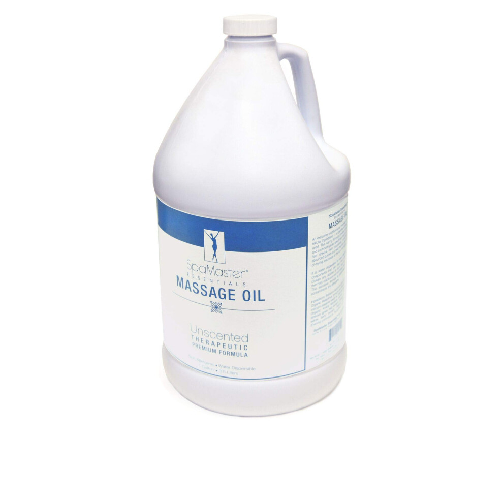 Master Massage Organic Unscented Vitamin-Rich & Water-Soluble Massage Oil - 1 Gallon 1Count Clear