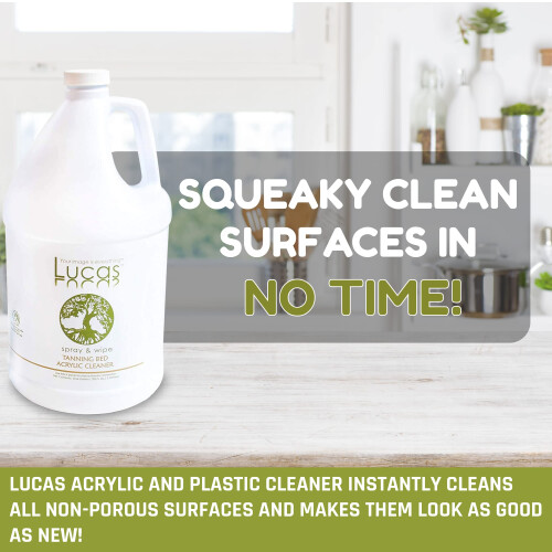 Lucas Acrylic and Plastic All Purpose Cleaner Spray 1 Gallon Refill Size 1