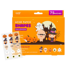 Acne Patch Shapes-editie | Acnepleisters met hydrocollodverband | Leuk voor feestjes logeerpartijtjes Meisjesavonden Halloweenfeest Meisjescadea