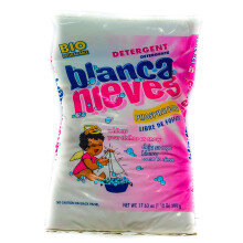 BLANCA NIEVES jauhemainen pyykinpesuaine - fosfaattiton | Biohajoava - 17,63 Oz. (500 g) Pakkaus (4)