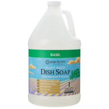 Ginger Lily Farms Botanicals Vxtbaserad flytande disktvl koncentrerad formel med maximal fettrengringskraft Grymhetsfri basilikadoft 1 gallon