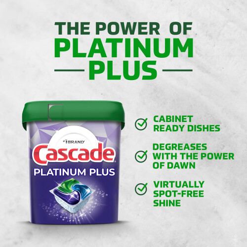 Cascade Platinum ActionPacs Dishasher Detergent Pods Fresh 11 Conte 1