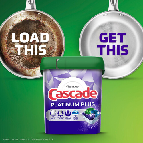 Cascade Platinum ActionPacs Dishasher Detergent Pods Fresh 11 Conte 2