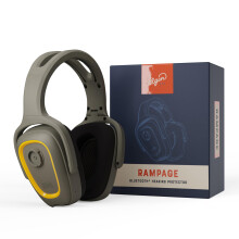 Elgin Rampage Bluetooth-Kopfhrer mit Gehrschutz, OSHA-konform, 25 dB NRR-Mikrofon mit Geruschunterdrckung, 40+ Stunden Akku, Schutzart IP65, idea