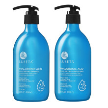 Luseta Moisturizing Shampoo & Conditioner Set met hyaluronzuur en sheaboter voor droog en beschadigd haar Arganolie Shampoo en conditioner Sulfaat- e