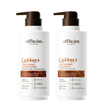 Alfheim Caffeine Shampoo & Conditioner Set | Energizing Hair Care with Biotin & Niacinamide | Strengthens Strands & Supports Scalp Balance | Sulf
