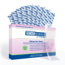ScarScience Silikonstreifen für Narben, C-Section Genesung, 7 Zoll, 8 Wiederverwendbar