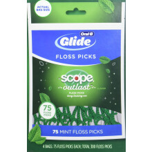 Oral B Complete Glide Floss Pick (300 Count) 300 Count