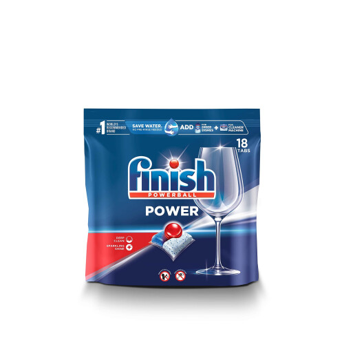 Finish Finish Power - 18ct - Diskmedel - Powerball - Disktabletter - Dish Tabs