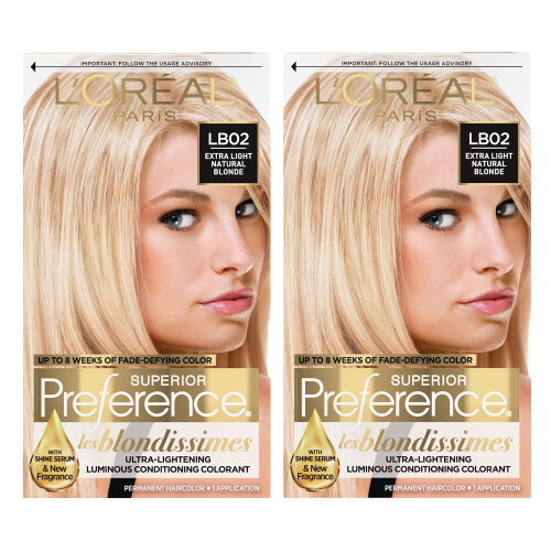 L’Oréal Paris L'Oreal Paris Προτίμηση Ξανθό Φωτεινό Μόνιμη Απόχρωση Μαλλιών, Πακέτο 2, Χρώμα Μαλλιών