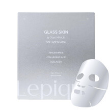 Lepique GLASS SKIN 14Days Miracle Collagen Mask 42 g x 4 Stck Ultimative Nachtmaske mit hchstem Serumgehalt Hyaluronsure-Niacinamid-Serum