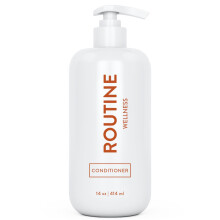 Routine Wellness Conditioner voor sterker haar - Veganistisch klinisch geteste biotine conditioner met voedende olin en vitaminen - Kokosnoot &
