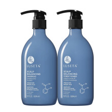 Luseta Salicylic Acid Shampoo and Conditioner Set for Men and Women  Scalp-Balancing  Reducing Build-up  Flake Control Shampoo for Men  Clarifyin