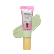 Winky Lux Peeper Correct Green Color Corrector - Neutraloi punoitusta Sileä ja tasainen ihon kosteuttava koostumus E-vitamiinilla ja hyaluronihapolla