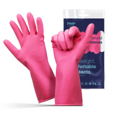 FMP Brands 3 pry Rukavice na myt ndob - 12palcov extra velk gumov rukavice Ruov kuchynsk rukavice Rukavice na dlouh ndob pro klid domc