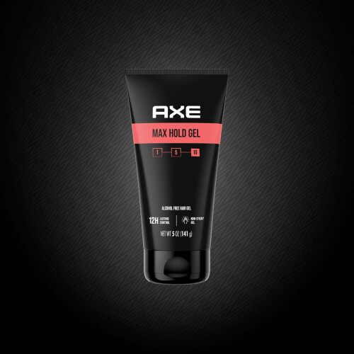 Gel Coiffant AXE MAX Hold 3 ct pour 12H de Contrôle, 5 oz 1