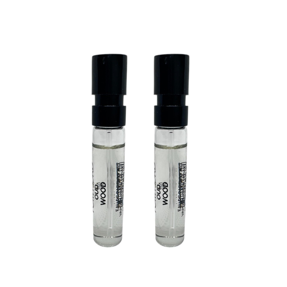 In1mart 2 Oud Wood Eau De Parfum Sampler Vial 1.5Ml/0.05Oz Each