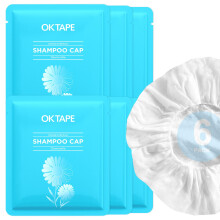 Ruban OK sans casquette de shampooing de rin age (6 paquets) Caps sans rin age micro-ondes pour les patients litt raux ou le shampooing sans eau