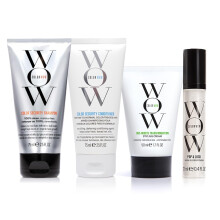 COLOR WOW Quick Frizz Fixes! Travel Kit - Includes Shampoo  Conditioner  One Minute Transformation Styling Cream  Pop & Lock Frizz Control and Gl