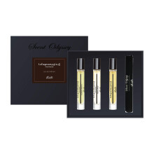 Rasasi Scent Odyssey - La Yuqawam para hombres - Set de regalo de 3 pc 0.25oz Layuqawam Pour Homme Edp Spray 0.25oz Ambergris Duchas EDP Spray 0.25oz