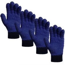 Mikrovlknov rukavice MIG4U 2 pry - Prachov rukavice pro klid domcnosti - Omyvateln cistic na aluzie Duster Tool (Navy S/M)