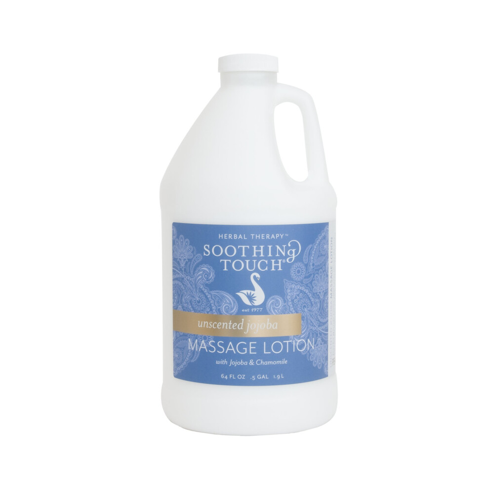 Soothing Touch Unscented Jojoba Massage Lotion 1/2 Gallon