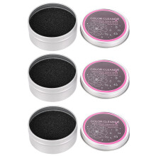 Yuyeran 3-Pack Makeup Brushes Cleaner Sponge for Eyeshadow or Blush Color Removal
