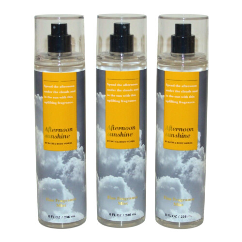 Bath & Body Works Bath & Body Works Duft Mist 3-Pack 8 oz hver (eftermiddagssolskin)