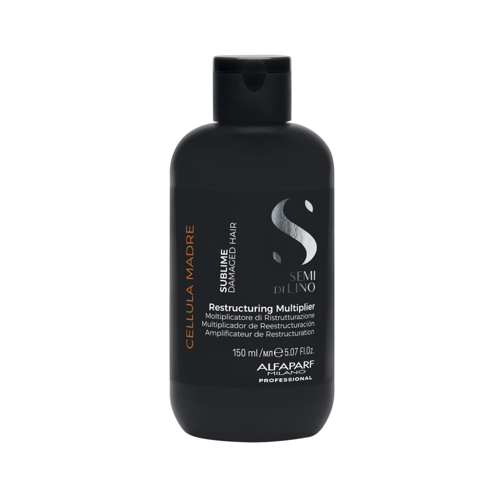 Alfaparf Milano Semi Di Lino Sublime Cellula Madre Restructuring Multiplier For Damaged Hair - Repairs And Reconstructs For Healthy Hair - Protec
