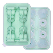 Cute Ice Cube Mold 3D Silicone Ice Cube Tray Mold Reusable Animal Shape (Cat)