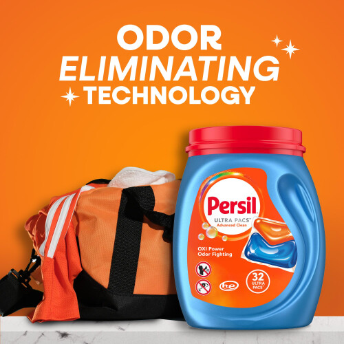 Persil Persil Ultra Pacs Advanced Clean Oxi+Odor Power Laundry Detergent 57 count 2