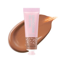 UNICORN GLOW HYDRATING FOUNDATION #12 COCOA Collagen Serum + Hyaluronsure + Ceramide Anti-Aging