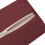 Almofada de travesseiro para mesa de massagem meio redondo Saloniture - 13 x 6 x 3 polegadas - Borgonha 4