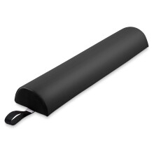 Almofada de travesseiro meio redonda para mesa de massagem Saloniture - 26 x 6 x 3 polegadas - rosa