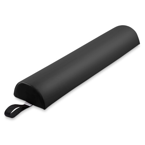 Almofada de travesseiro meio redonda para mesa de massagem Saloniture - 26 x 6 x 3 polegadas - rosa