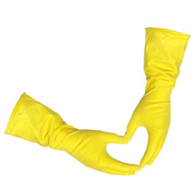 12 pru (24 rukavic) - Rukavice Legenda Velikost stredn - Latexov lut Domc Citen kuchyne Myt ndob Opakovane pouiteln rukavice