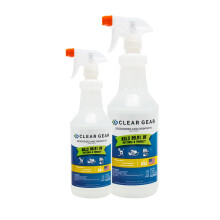 Clear Gear - Desinfecterende reiniger en deodorant voor sportuitrusting, sportscholen en fitnesscentra - Gemengd pakket - 16 Oz fles en 32 Oz fle