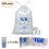 Belinlen 200 PACK Sacos de gelo com cordo de plstico de 8 lb. Sacos de gelo resistentes de 11 x 19 polegadas com cordo de plstico (espessura 2