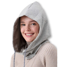 Radia Smart EMF Skyddshuva, Faradayhatt, 5G Blockering, RF-Skydd, WiFi-Skydd, Grå
