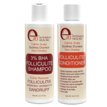 Salicylshampoo en conditionerset voor folliculitis, roos en vette hoofdhuid - Parabenenvrije kruidenformule - Verzacht de hoofdhuid Herstelt haar