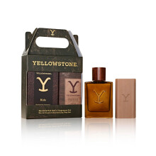 Yellowstone Herrenduft- und Pflege-Geschenkset von Tru Western Eau de Cologne & Artinsal Bar Soap - 1 oz