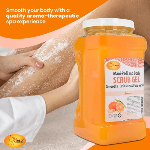 Spa Redi Pedi Scrub Gel - Mandarin (Gal) 2