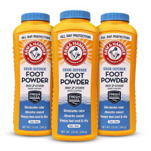 Arm & Hammer Fu   puder f   r Schuhe und F      e, talkfrei, Geruchs- und Feuchtigkeitskontrolle, f   r M   nner und Frauen, 7 oz (3er-Pack)