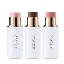 Ogee Face Stick Radiant Collection Trio - Contour Stick Makeup Collection - Certified Organic Contour Palette - Includes Bronzer Stick Blush Sti